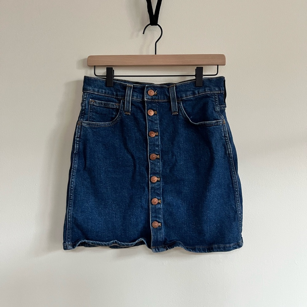 Madewell denim skirt